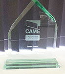 CAME Gold Installer award winner 2012